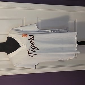 Detroit Tigers Jersey Snap Front Shirt
